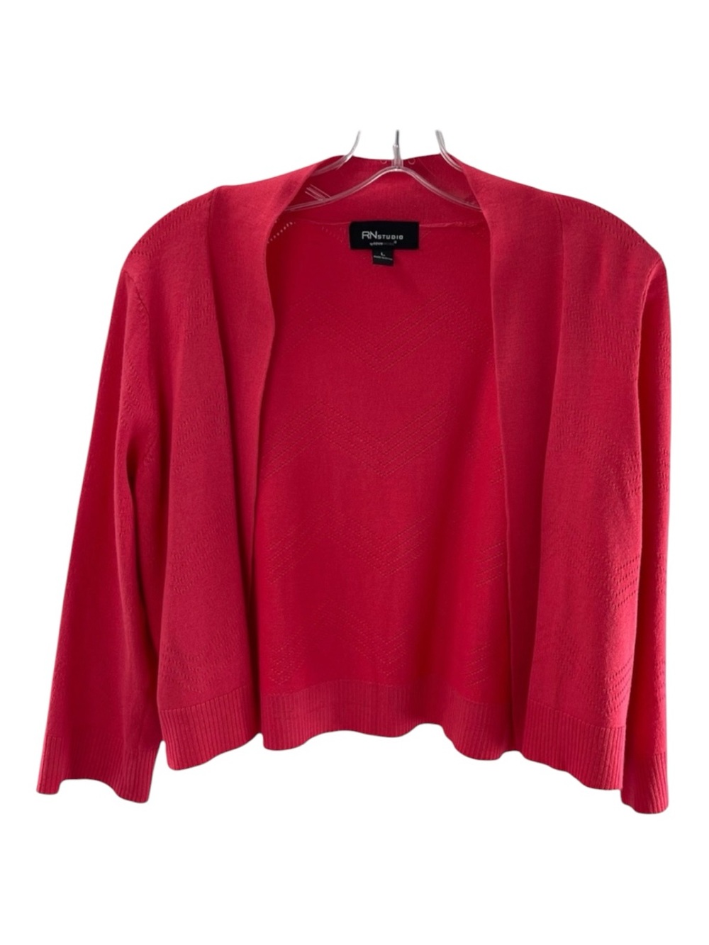RN Studio By Ronni Nicole Open Front Cardigan Sweater Size Large